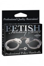 Metalowe kajdanki Fetish Fantasy Professional Police Handcuffs